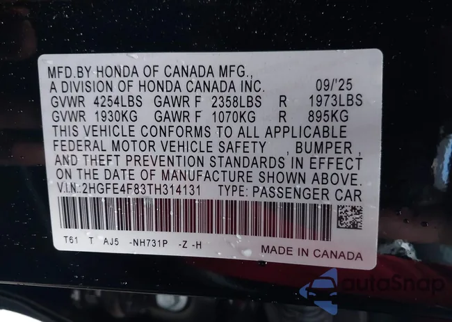 2HGFE4F83TH314131: 44174889