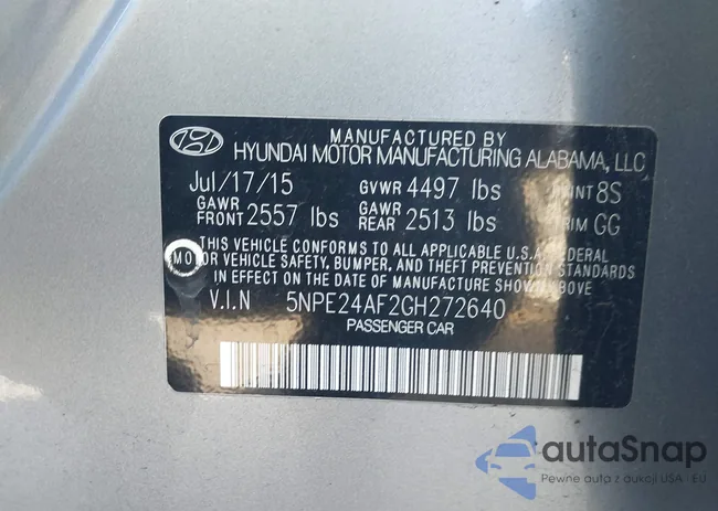 5NPE24AF2GH272640: 44174894