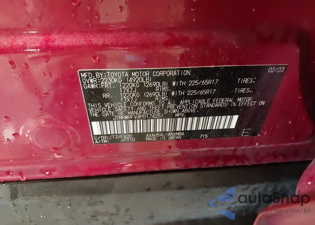 JTMRWRFV4PD174251: 44174932