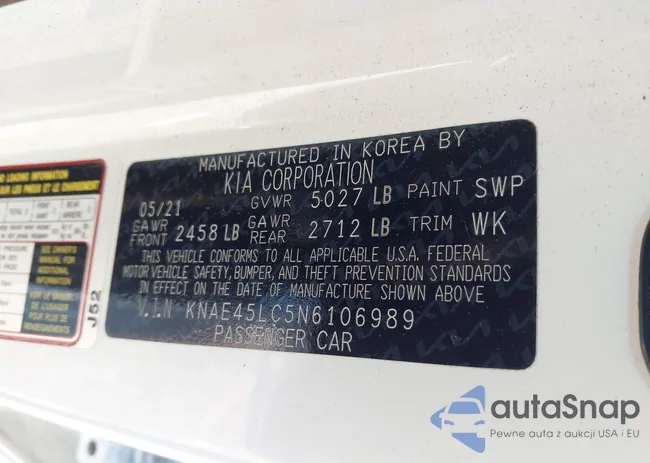 KNAE45LC5N6106989: 44174969