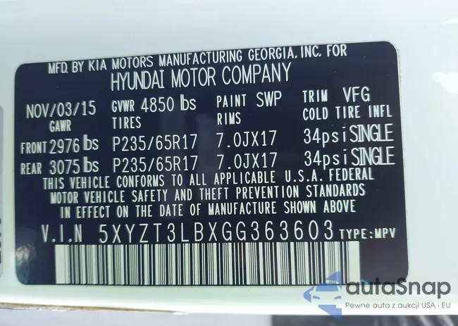 5XYZT3LBXGG363603: 44175024