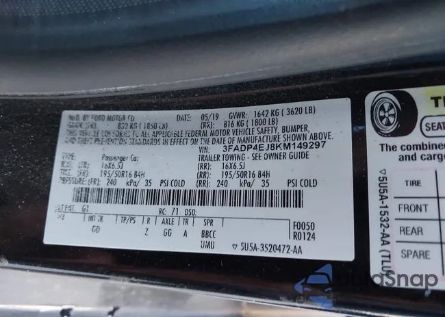 3FADP4EJ8KM149297: 44174077