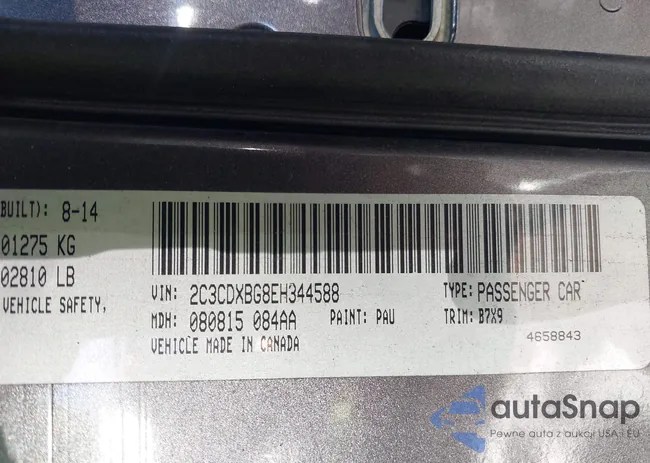 2C3CDXBG8EH344588: 44174238