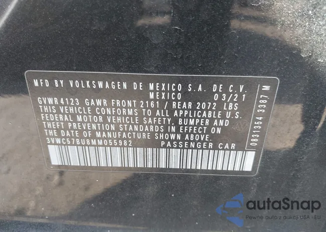 3VWC57BU8MM055982: 44174324