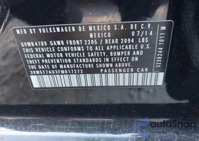 3VW5T7AU3FM017272: 44174382