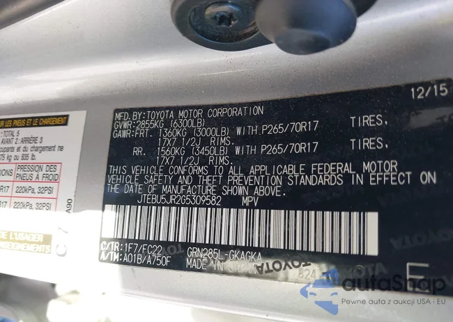 JTEBU5JR2G5309582: 44174429