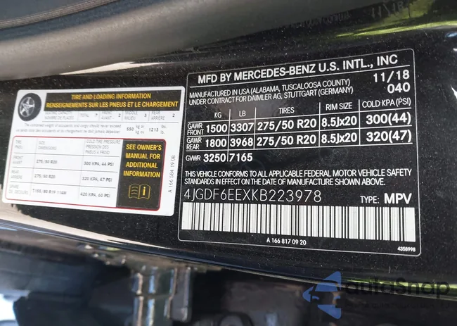 4JGDF6EEXKB223978: 44174437