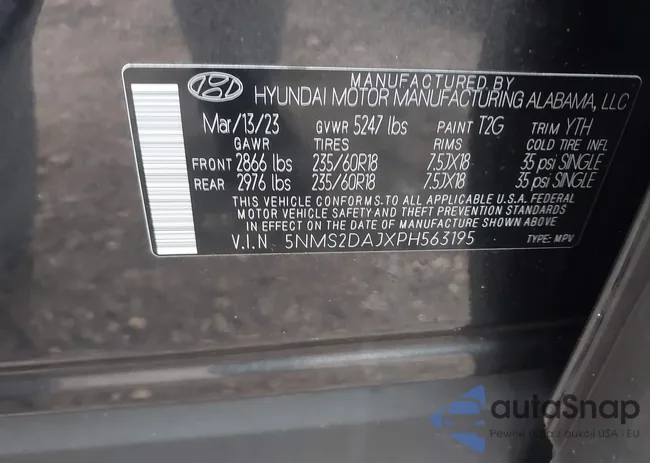 5NMS2DAJXPH563195: 44175485