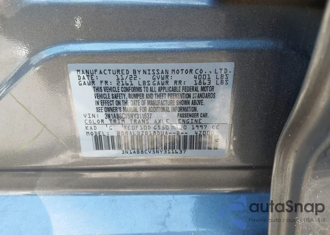 3N1AB8CV5NY311637: 44175664