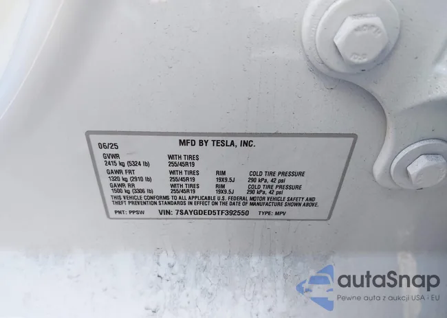 7SAYGDED5TF392550: 44175719