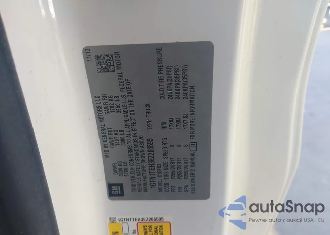 1GTN1TEH3EZ206595: 44175763