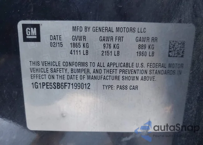 1G1PE5SB6F7199012: 44175768