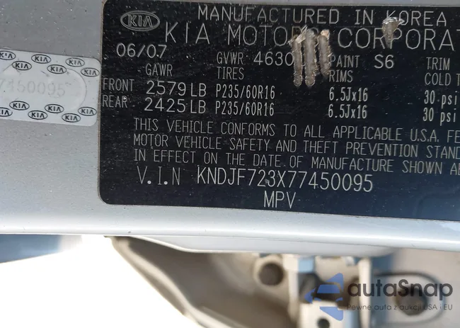 KNDJF723X77450095: 44175981