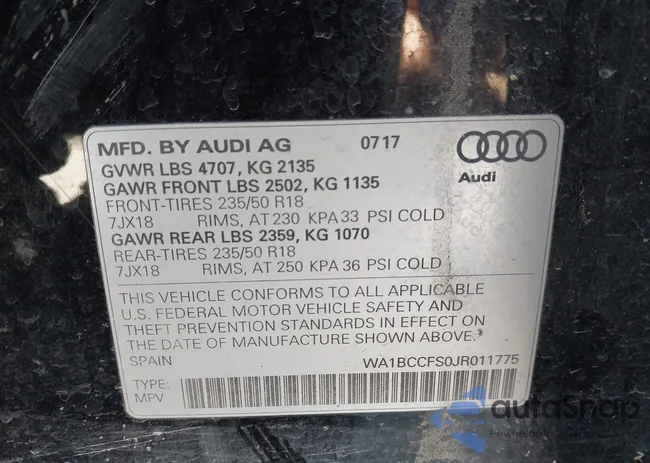 WA1BCCFS0JR011775: 44175139