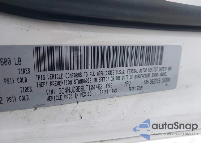 3C4NJDBB8LT104462: 44175207