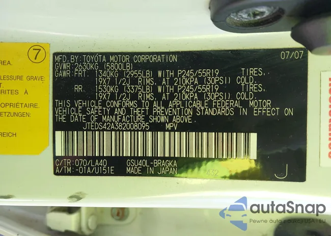 JTEDS42A382008095: 44175210