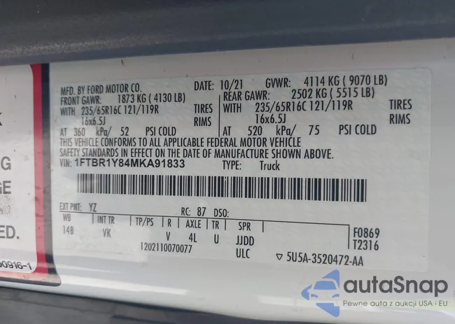 1FTBR1Y84MKA91833: 44176511