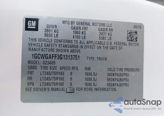 1GCWGAFF3G1313751: 44176541