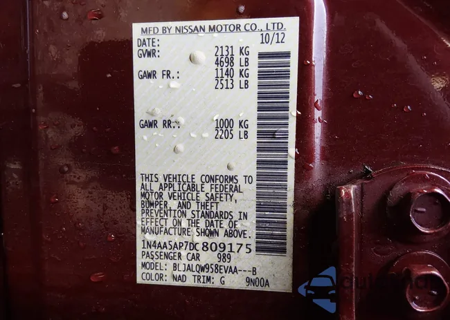 1N4AA5AP7DC809175: 44176633