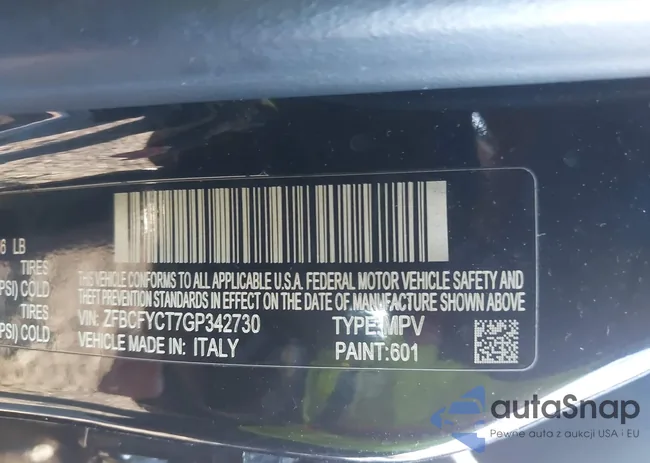 ZFBCFYCT7GP342730: 44176682