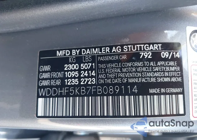 WDDHF5KB7FB089114: 44176692