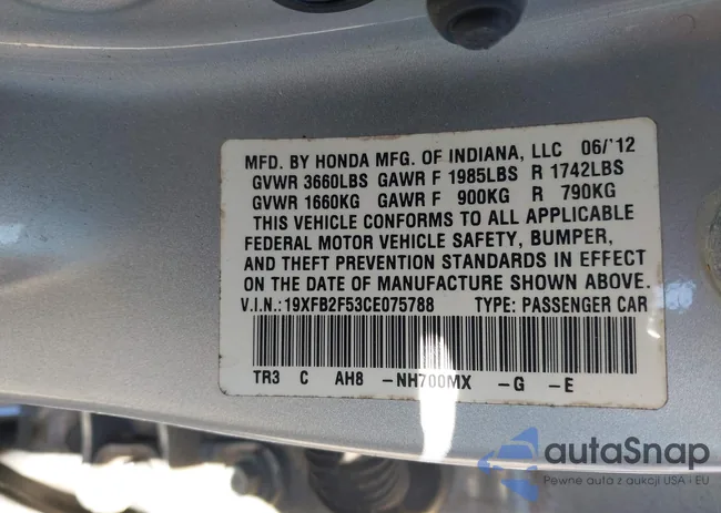 19XFB2F53CE075788: 44176760