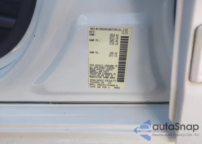 1N4AL3APXEC185677: 44176955