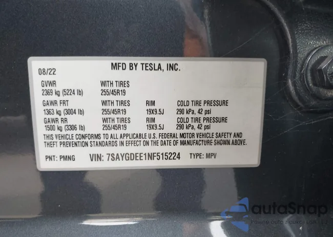 7SAYGDEE1NF515224: 44176048