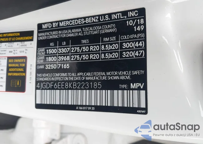 4JGDF6EE8KB223185: 44176173