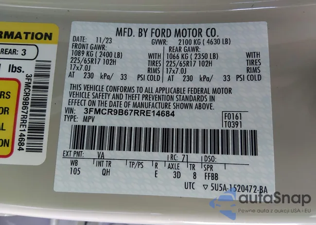 3FMCR9B67RRE14684: 44176176