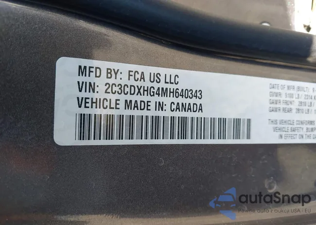 2C3CDXHG4MH640343: 44176215