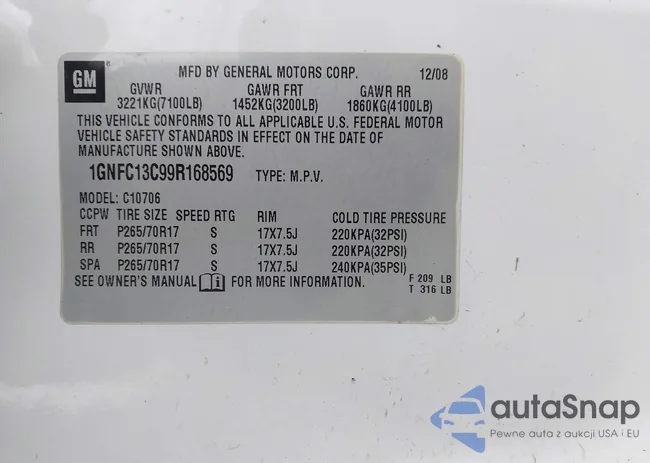 1GNFC13C99R168569: 44176406