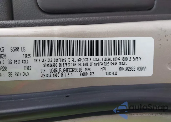 1C4RJFJG4EC329616: 44177465