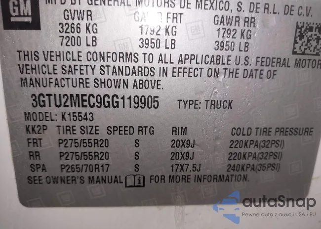 3GTU2MEC9GG119905: 44177606