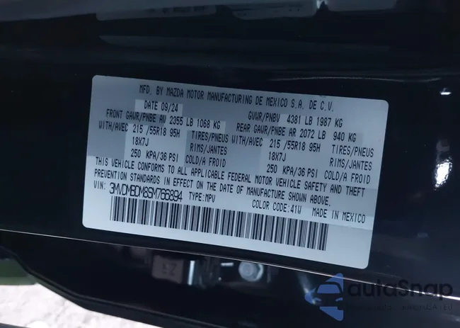 3MVDMBDM8SM766894: 44177722