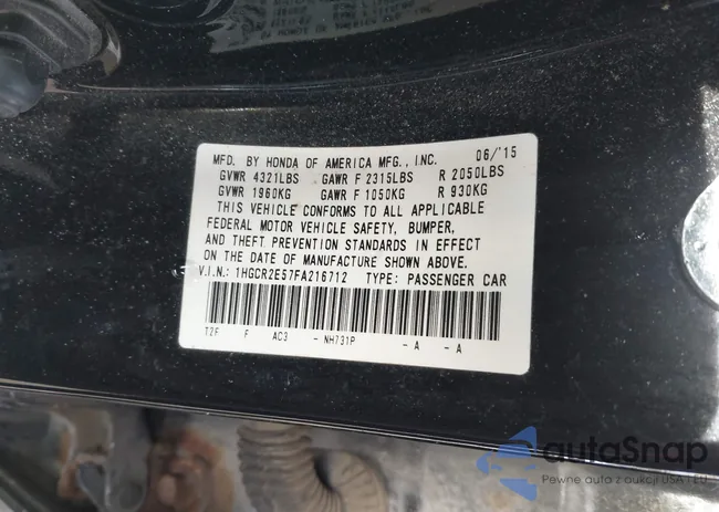 1HGCR2E57FA216712: 44177780