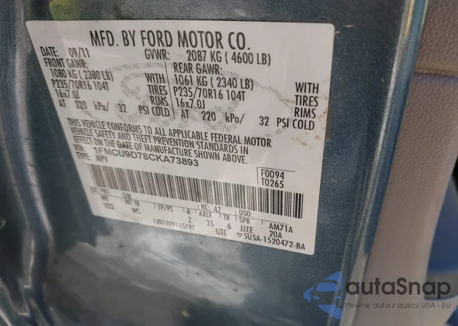 1FMCU9D78CKA73893: 44177801