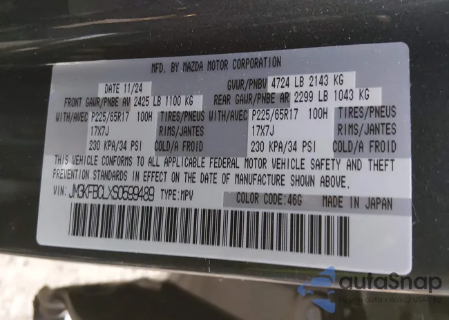 JM3KFBCLXS0599489: 44177873