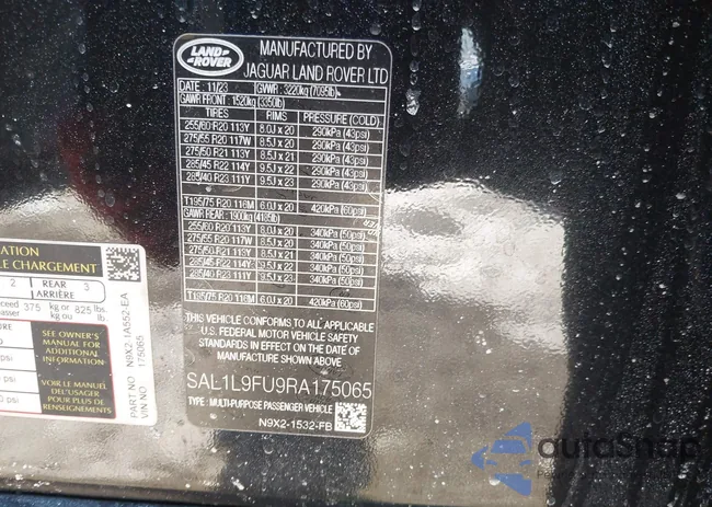 SAL1L9FU9RA175065: 44177879