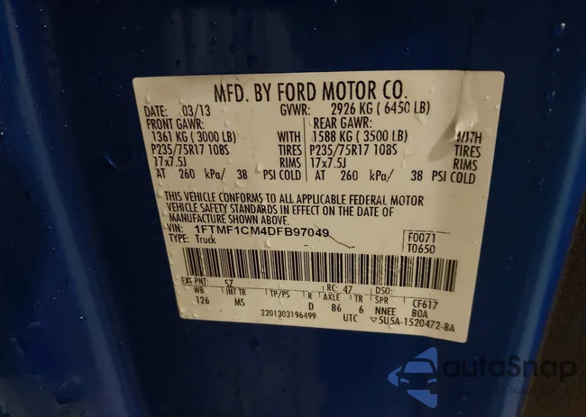 1FTMF1CM4DFB97049: 44177883