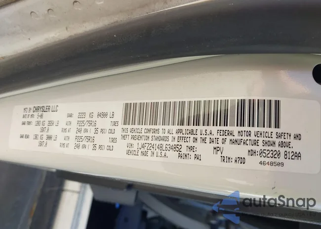 1J4FZ24148L634852: 44177941