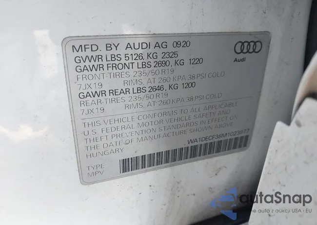 WA1DECF38M1023977: 44177989