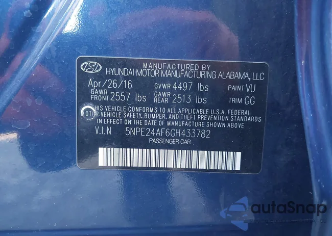 5NPE24AF6GH433782: 44177018