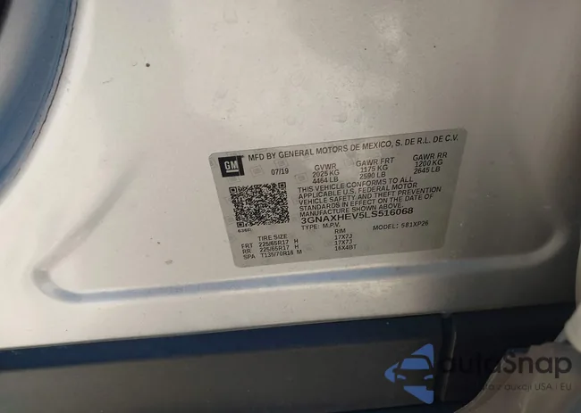 3GNAXHEV5LS516068: 44177122