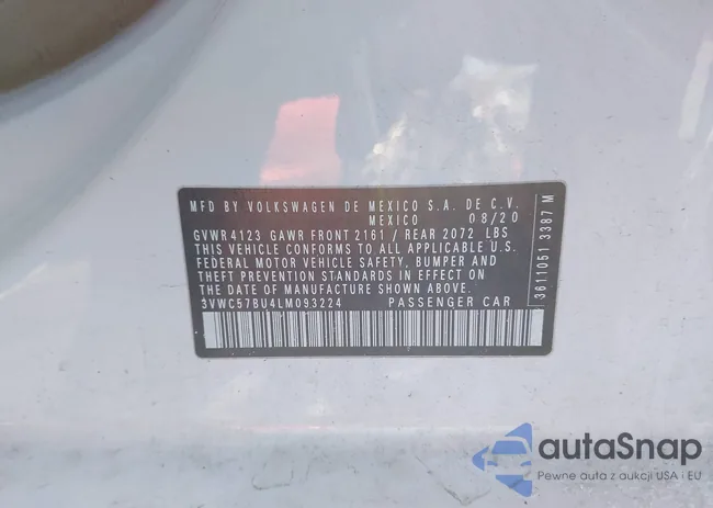 3VWC57BU4LM093224: 44177292