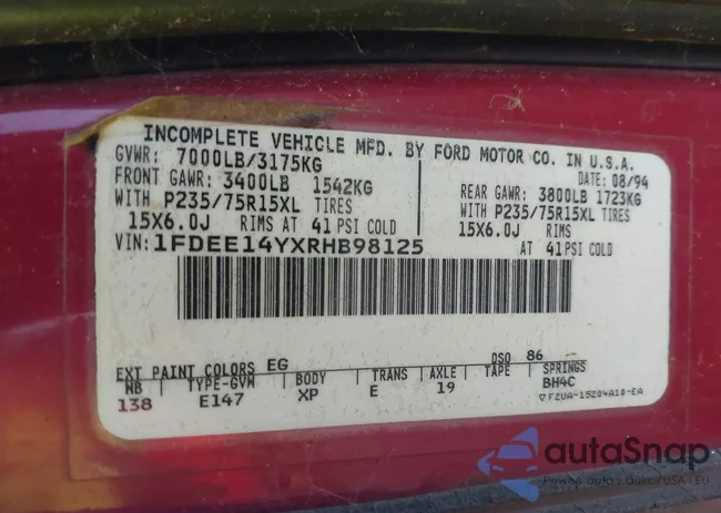 1FDEE14YXRHB98125: 44177314