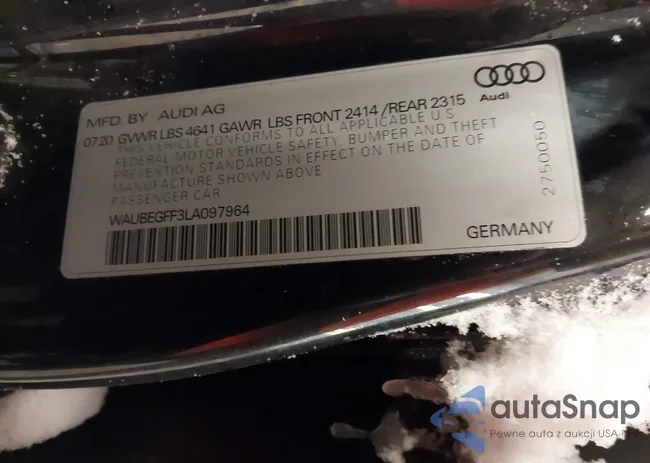 WAUBEGFF3LA097964: 44177328