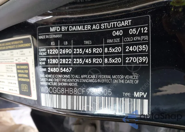 WDCGG8HB8CF928505: 44177380