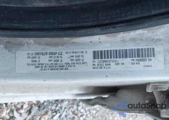 1C3CCBAB9CN273319: 44178409