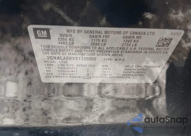 2GNALAEKXE1135856: 44178491